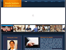 Tablet Screenshot of batalainstituteofmedicalsciences.com